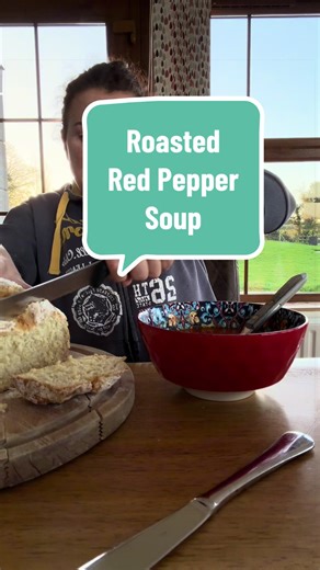 Easy Homemade Roasted Red Pepper Soup Recipe