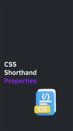 Tilak | Web Development 🧑‍💻 on Instagram: "CSS Shorthand Properies 🔥 #html #css #web #javascript #webdevelopment #developer #codenewbie #beginner #design #coding #programming #js #html5 #css3 #websites #react #logo #animation"