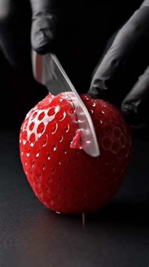 The Perfect Strawberry Cut #shorts