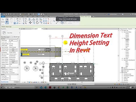 Dimension Text Height Setting In Revit
