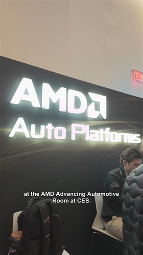 AMD on Instagram: "🎤 Overheard at #CES2026: From smarter vision systems to voice-first interaction, AMD is redefining how drivers and vehicles connect. We took a ride with Simon George in the new Vehicle Experience Platform 3.0, developed in partnership with @EpicGames, to see how OEMs can build safer, more personalized, and truly differentiated in-car experiences."