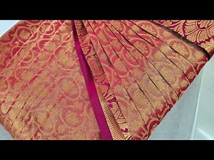 “Saree Pre Pleating Full Video | Perfect Saree Pleats Step by Step | Easy Method”