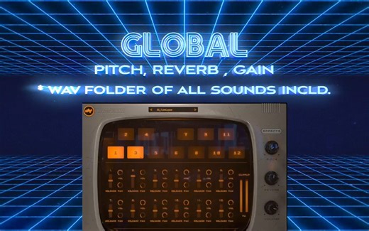 编曲探秘： 80s Synthwave Drums - 80年代蒸汽波复古鼓采样预制包