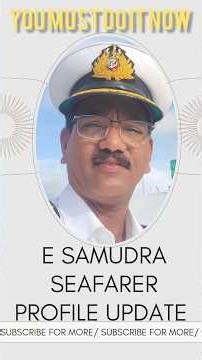 eSamudra Profile Update 2026 🔥 Full Step-by-Step Guide for Seafarers#travel ‪@Kadalgeevi_Vlogs‬