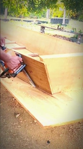 Building a Wooden Boat From Scratch! 🛶 #WoodenBoatDIY