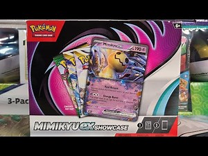 Pokémon Mimikyu ex Showcase Box Opening