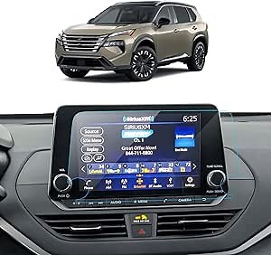 Car Screen Protector for 2024 2025 2023 2022 2021 Nissan Rogue (S/SV/SL) Accessories Navigation Touchscreen Protector Film Tempered Glass HD Clear 8''