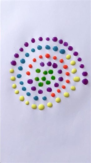 “Easy dot art spiral for beginners 🎨✨”#shorts#shortsviral