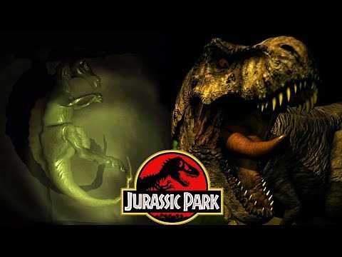 The DARK Jurassic Park Survival Game! - Isla Sorna T.rex And Baby Spinosaurus!