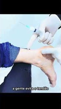 Infiltração medial na tendinite do calcâneo