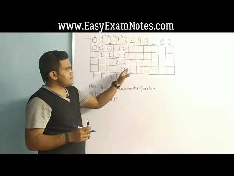 MRU page replacement algorithm with example | Jayesh Umre