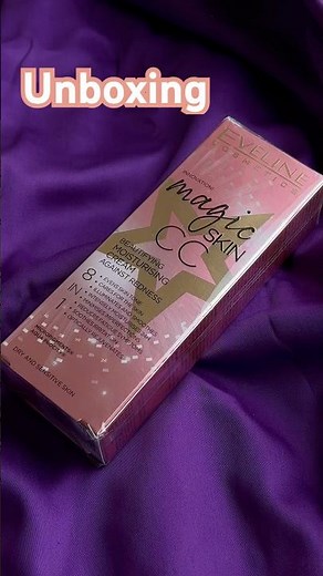 Unboxing ‪@evelinecosmetics‬ Eveline Cosmetics Magic Skin CC cream #evelinecosmetics #unboxing