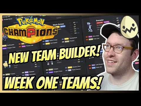 Pokémon Champions: New Builder! Week 1 Teams!