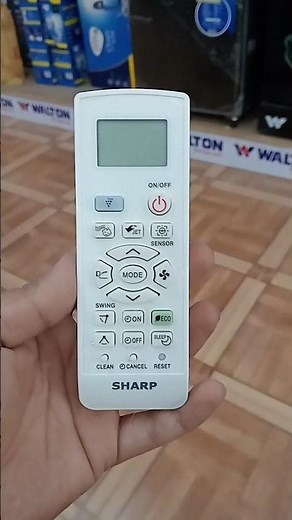 Sharp air conditioner remote || sharp AC remote || #acremote #airconditionerremote