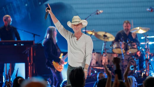 Kenny Chesney Honors Late Legend Brett James On CMA Awards Stage