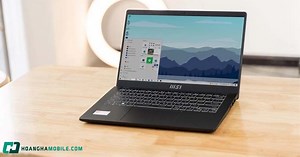 Đánh giá laptop MSI Modern 14 C13M-608VN: Lựa chọn văn phòng hiện đại đáng mua