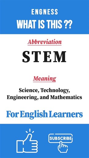 STEM Meaning