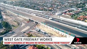 Two months of major construction works on the West Gate Freeway will begin tonight. 7NEWS at 6pm | More local news: 7NEWS.com.au/news/melbourne #7NEWS | 7NEWS Melbourne