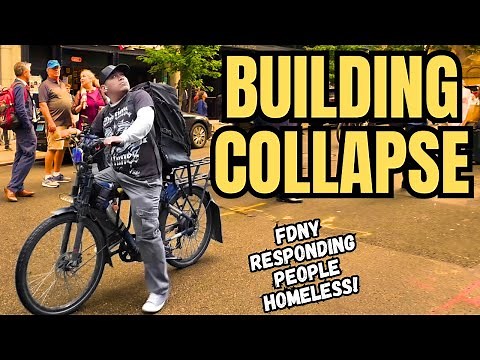 Exploring Midtown Manhattan BUILDING COLLAPSE - 235 East 42nd Street (Partial Collapse RISK!)