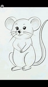 Easy pencil sketch | Cute Little Mouse #drawingtutorial #pencildrawing #drawing | Drawing Book