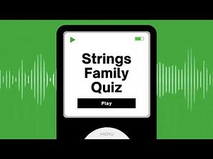 Strings family quiz