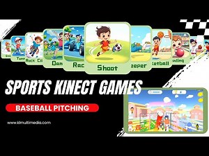 ⚾ Baseball Pitching Simulator | Interactive Kinect Motion Game