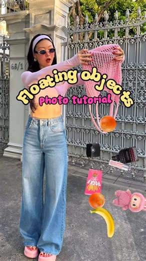 JJ | Trending Floating Object Photo Tutorial🪄 Hope this tutorial inspired you to try out this cool photo edit trend 🫶🏻 Apps used: @photoroom... | Instagram