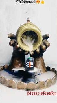 🔱Amazing shivling marking With back flow doop || shielding making #shorts