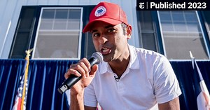 Vivek Ramaswamy Loves Eminem. And He Doesn’t Care If the Feeling Is Mutual.