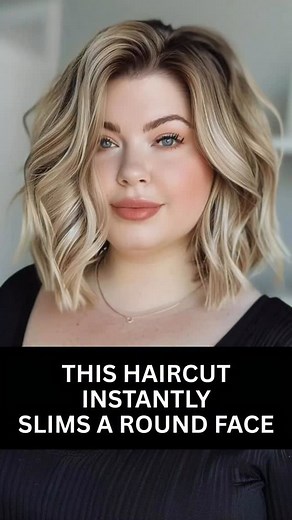 Glam Girl Gabi | ROUND FACE? TRY THIS. Comment LINK and I’ll send you the FULL VIDEO going over the 5 best haircuts for a round face shape 🥰 The long bob... | Instagram
