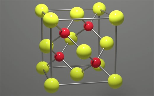 ZnS（硫化锌）晶胞