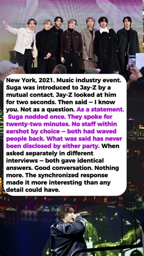 Suga Met Jay-Z. Jay-Z Spoke First. Said Three Words.