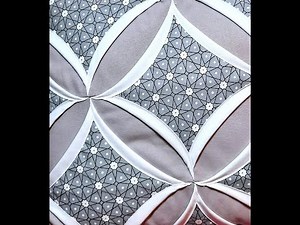 Couture facile - Patchwork - Cathedral window - Tenture murale - Centre de Table - Housse de coussin