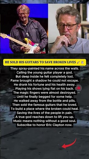 Eric Clapton's Road to Redemption #Shorts #respect #kindness #news
