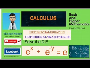 Differential Equations - Orthogonal Trajectories (e^x + e^-y = c)