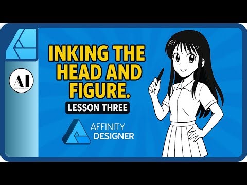 Lesson 3 Drawing Cartoon Characters - Inking the Head & Figure