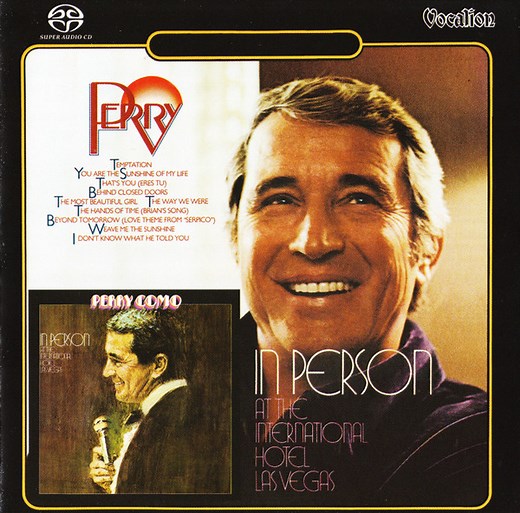 Perry Como - Perry & Perry Como In Person At The International Hotel, Las Vegas