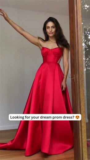 Red Formal Dress = Main Character Energy ❤️