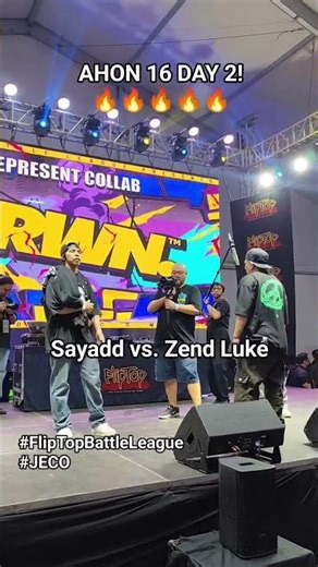 AHON 16 DAY2! Sayadd vs. Zend Luke #fliptopbattleleague #rapbattle #ahon16