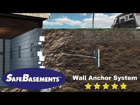 SafeBasements™ Wall Anchors - Foundation Repair