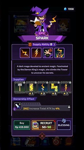 FINALLY!!! RECRUIT SPARK Overgeared Hero: Merge RPG