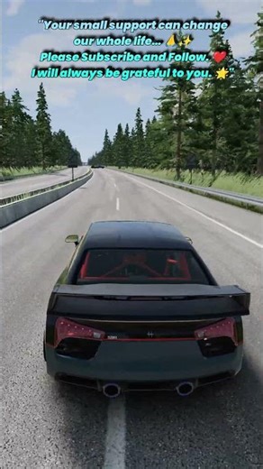 Wet Road Disaster at High Speed! 🌧️🚗 #shorts#games#game#gamepaly