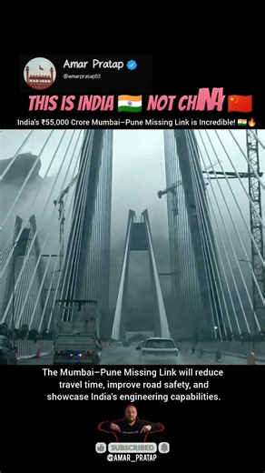 This Is India 🇮🇳, Not China! 🇨🇳 | Mumbai–Pune Missing Link Project 🤯