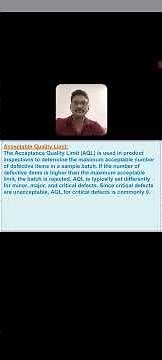 AQL Acceptable Quality Limit #aql #sampling #inspection #random #critical #major #minor #defect
