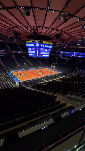 MSG gets an #EmiratesNBACup makeover! ☀️🌆 Nets-Knicks • East Group A at 7:30pm/et on NBA League Pass! | NBA