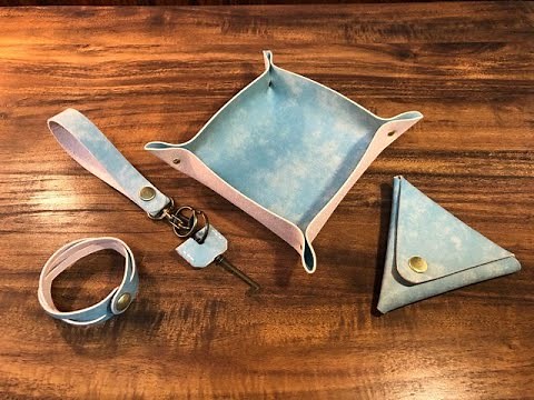 The first 5 items you can make with leather craft /Pattern No.19