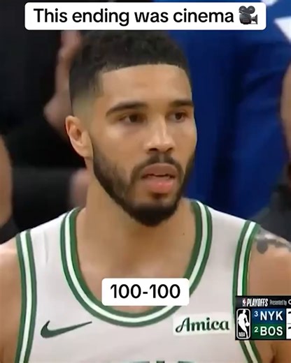 The ending to New York Knicks-Boston Celtics was SPECIAL 🍿 | SportsCenter
