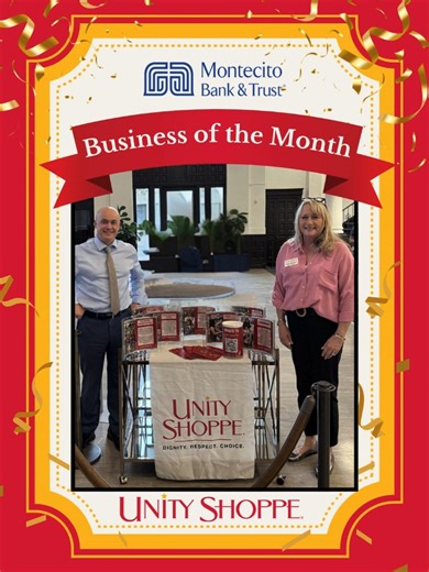 🏆💛 We are proud to share that Unity Shoppe is Montecito Bank & Trust’s Business of the Month 🏆💛 Montecito Bank & Trust Being recognized by a local bank that values community impact means so much to us. This spotlight represents the incredible dedication of our volunteers, staff, donors, and supporters who show up every day to serve families in need. Thank you to Montecito Bank & Trust for celebrating organizations that make a difference in Santa Barbara Stop by and check out the feature if y