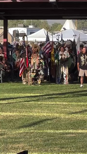 Grand Entry, almost ready to start! 😎🪶 Shoshone Bannock Indian Festival and Powwow, Fort Hall Idaho, 2025 #grandentry #powwow #powwowdancer #indigenous #native #dance #powwowlife #resilientrez | Native Cultures Consortium