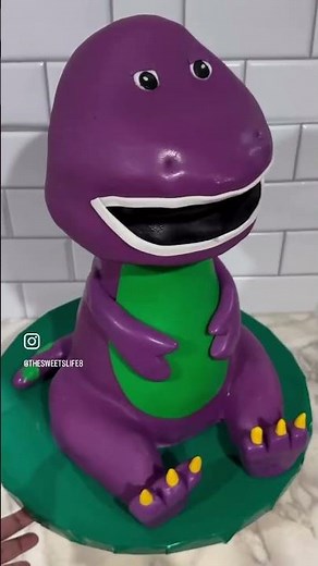 3D Barney cake design